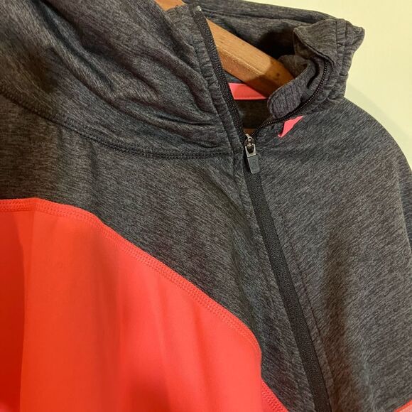 Xersion, pink and gray pullover, offset zipper, size XL, excellent condition - Picture 6 of 6